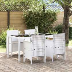 Dārza Krēsls 4 Pcs Balts 53