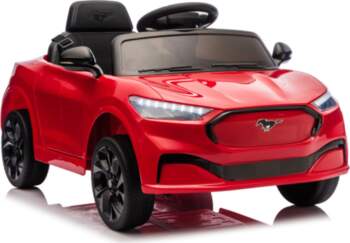 Bērnu elektroauto Ford Mustang Mach-E Sarkans