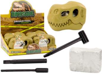 Archaeological Dig Set Dinosaurs Fossils Skull