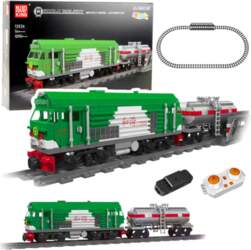 Construction Blocks Remote Controlled Tank Train