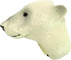Hand Ring Educational Animals Bear White