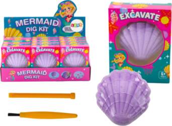 Archaeological Set Mermaid in a Shell