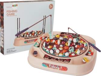 Fish Catching Set Arcade Game Pink