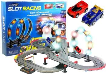 Racing Track 2 Cars Controllers Loop