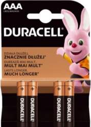Duracell Basic Baterijas AAA 4gab (LR3/AAA)