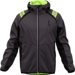 TOPEK pelēka/melna Softshell darba jaka, M