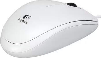 Pele datora B100 USB balta Logitech