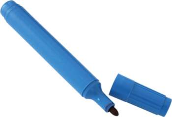 Permanent markers, detectable, melns