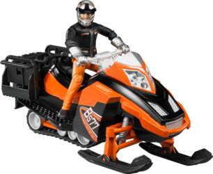 Bruder Snowmobile with driver