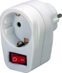 Brennenstuhl Adapter socket gray S 1x