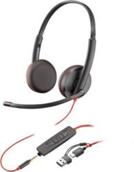 Poly Blackwire 3225 stereo USB-C austiņas