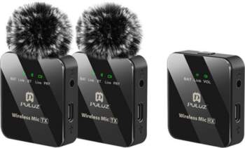 Wireless Lavalier Microphone PULUZ 2 TX