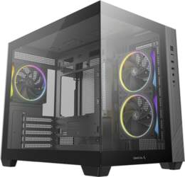 Deepcool CG330 3F (black, panoramic design)