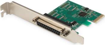 DIGITUS 1-Port Parallel Interface Card, PCIe