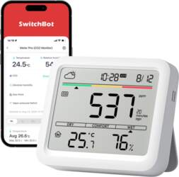 Switchbot Meter Pro CO2, CO2 measuring