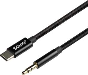 SAVIO USB-C to mini-Jack cable