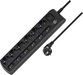 Brennenstuhl Individually switchable socket strip 6-way