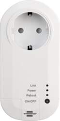 Brennenstuhl Wifi socket, switchable socket (white)