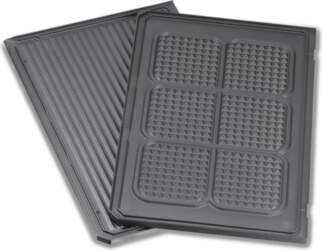 Steba Grill Plate: Bottom, Fluted., -