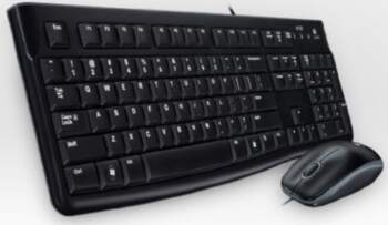 Logitech Desktop MK120 black USB
