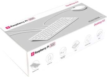 Raspberry Pi 500 Kit (white/pink)