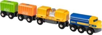 Ravensburger BRIO freight train with three