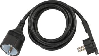 Brennenstuhl Extension cable, 1x angled flat
