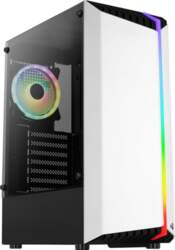 Aerocool Bionic Midi Tower, balts