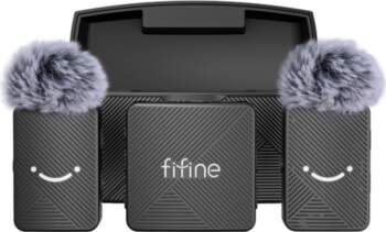 Fifine M9 tie microphone set (black)