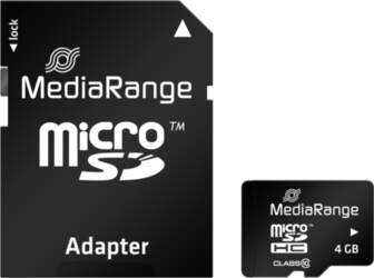 MEDIARANGE Media Range 4 GB microSD