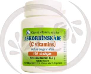 Askorbīnskābe (C vitamīns)