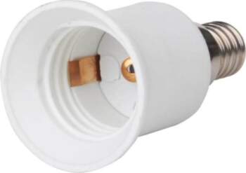 Metroled Spuldzes pārsegs ADAPTER E14-E27