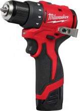 Аккумуляторная дрель-шуруповёрт Milwaukee M12 BLDDRC-202C, в