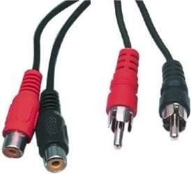 GOOBAY 2xRCA - 2xRCA plug-socket 1