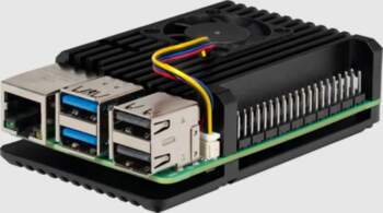 Raspberry Pi 5B alumīnija korpuss ar