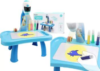 LEAN TOYS Mini Projector Robot Table