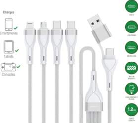 USB kabelis 4smarts USB-A + USB-C
