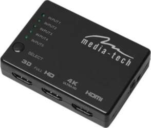 MEDIA TECH Switch 5xHDMI Switch 4K