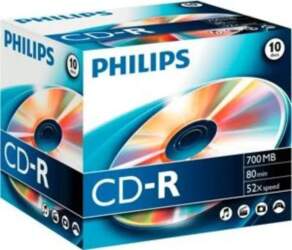 Philips CD-R 80 700MB Plāna iepakojuma