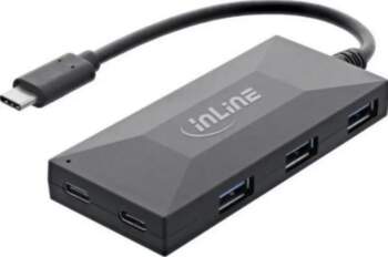 USB centrmezgls InLine 2x USB-C +