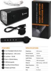 ILike Rechargeable Bicycle Headlight with 120dB