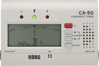 Korg CA-50 - chromatic tuner, white