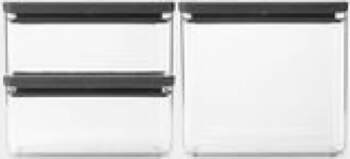 Brabantia Tasty+ Stackable Canister, Set of