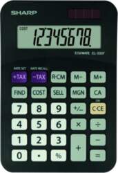 Galda kalkulators Sharp SH-EL330FBBK, melns -