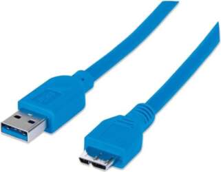Techly USB kabelis USB-A — micro-B