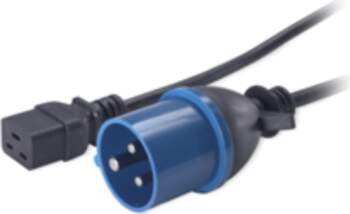 APC C19/IEC309 2.5m Melns 2