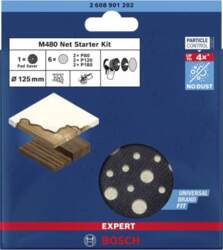 Bosch Sanding Nets M480 125mm Starter