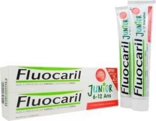 Fluocaril Junior Red Fruits toothpaste 2x75ml
