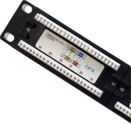 QOLTEC 54475 Patch panel RACK 24