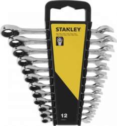 Stanley flat double-ended spanner set 12